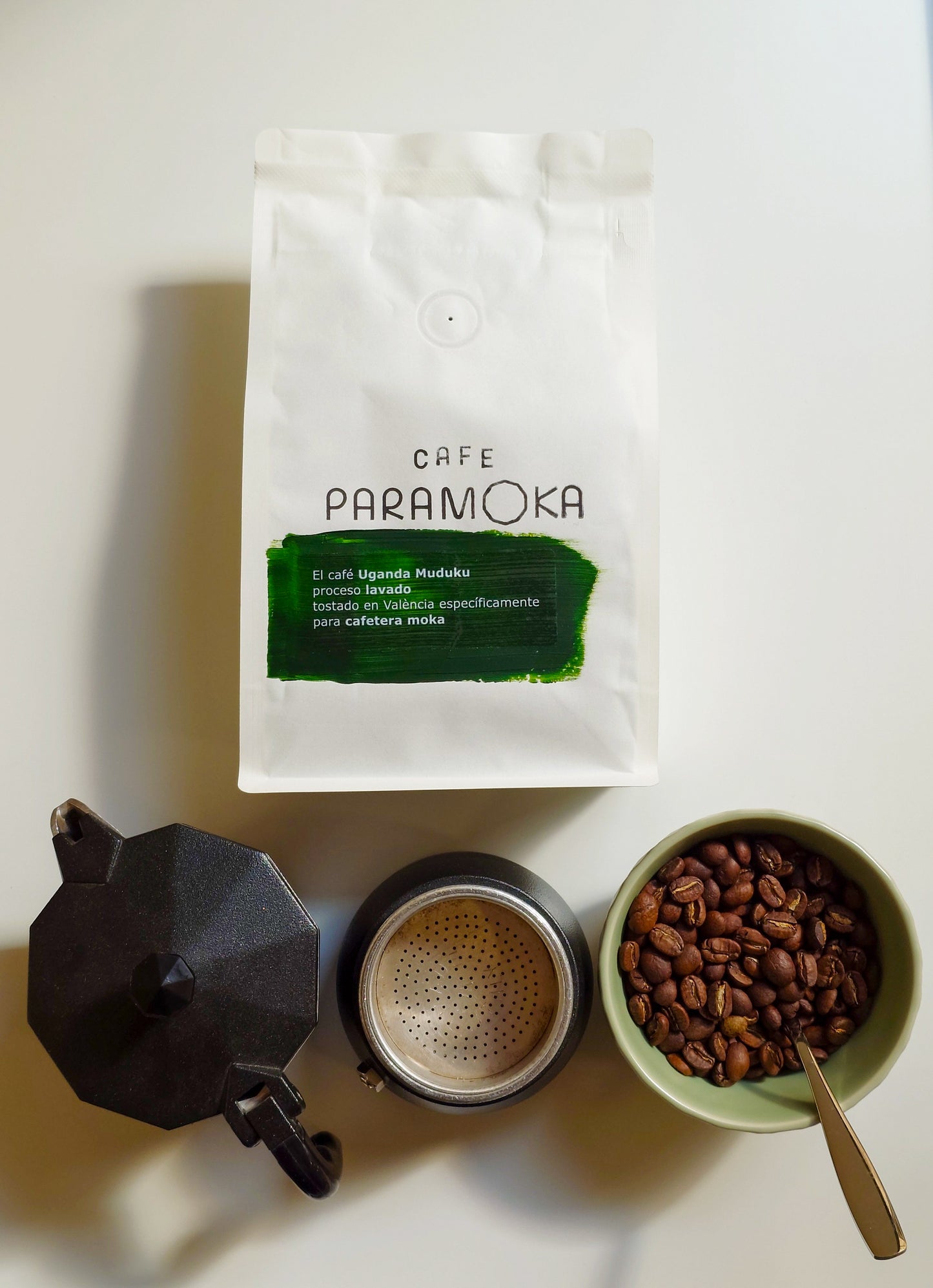 Café tostado para cafetera Italiana aka Moka Paramoka