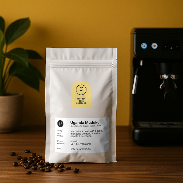 Uganda Muduku, tostado para espresso