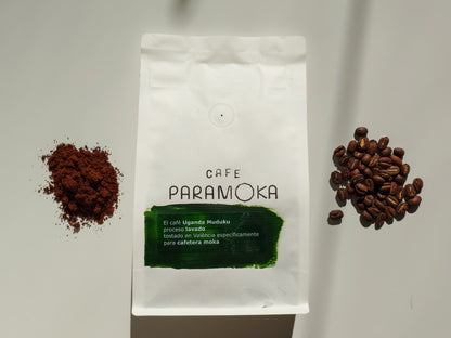 Café tostado para cafetera Italiana aka Moka Paramoka